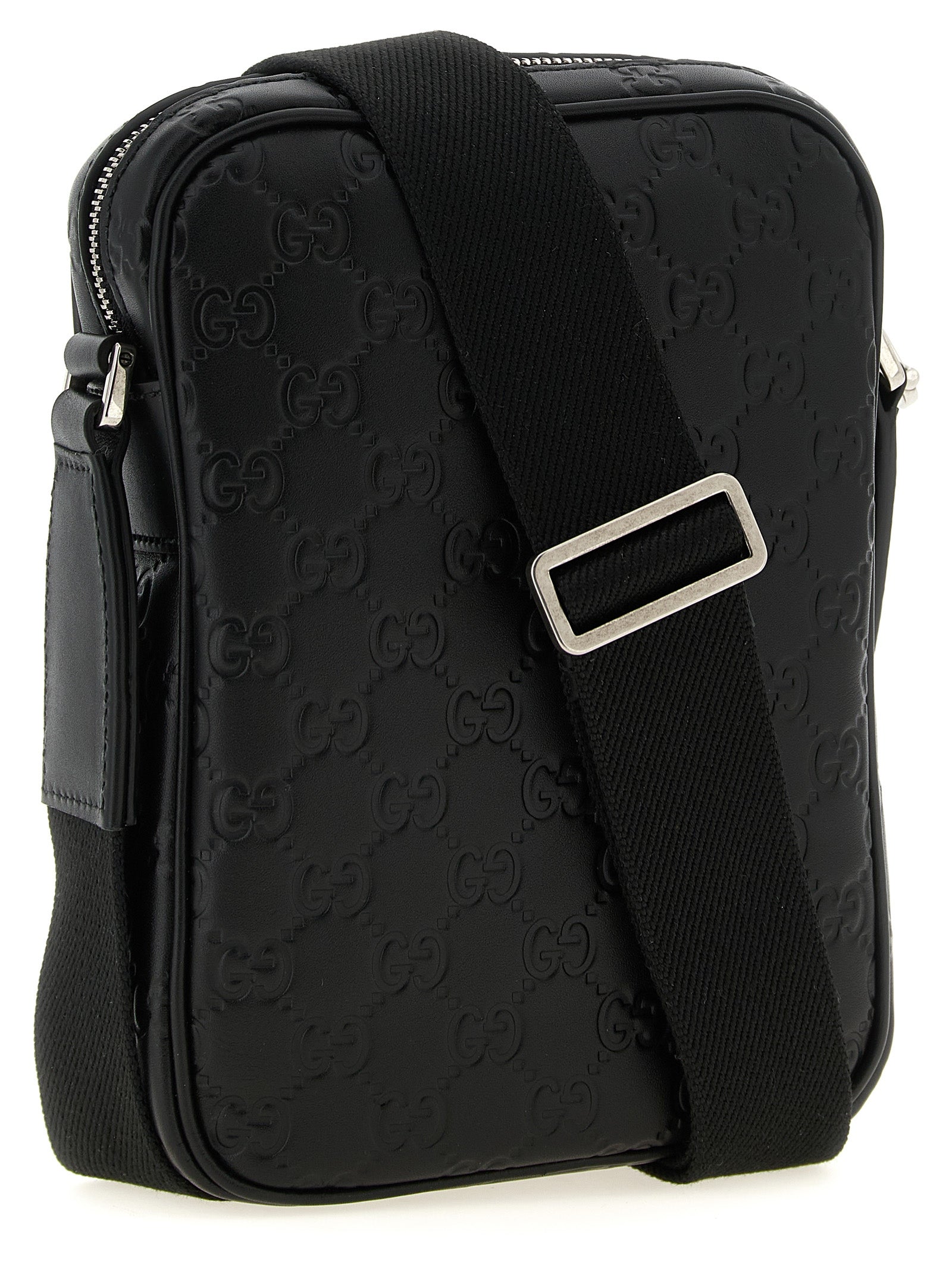Gucci Schwarze Kalbsleder-Umhängetasche