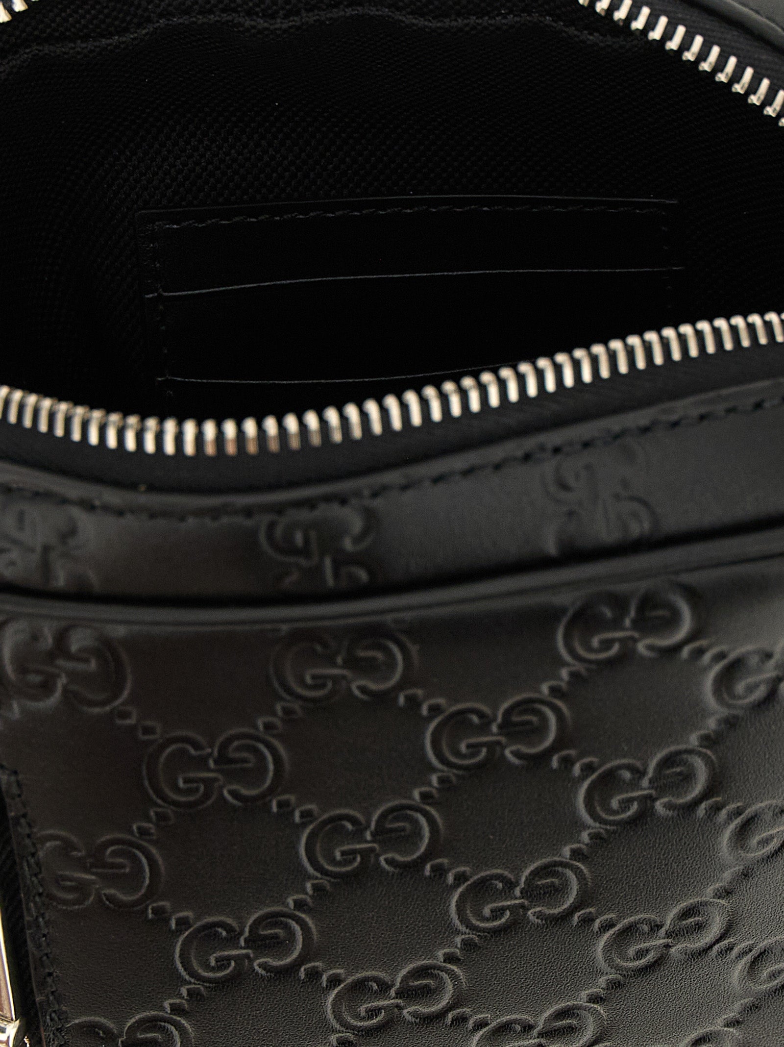 Gucci Schwarze Kalbsleder-Umhängetasche