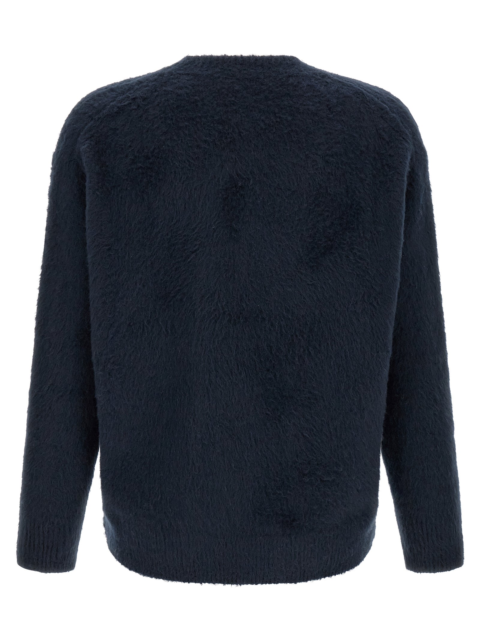 Roberto Collina Blauer Baumwollcardigan