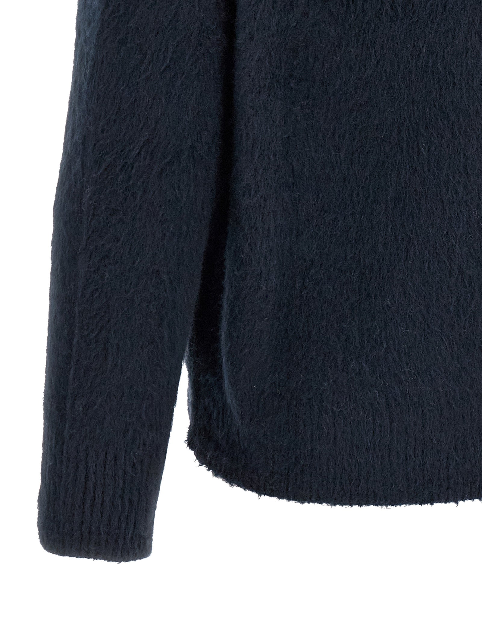 Roberto Collina Blauer Baumwollcardigan
