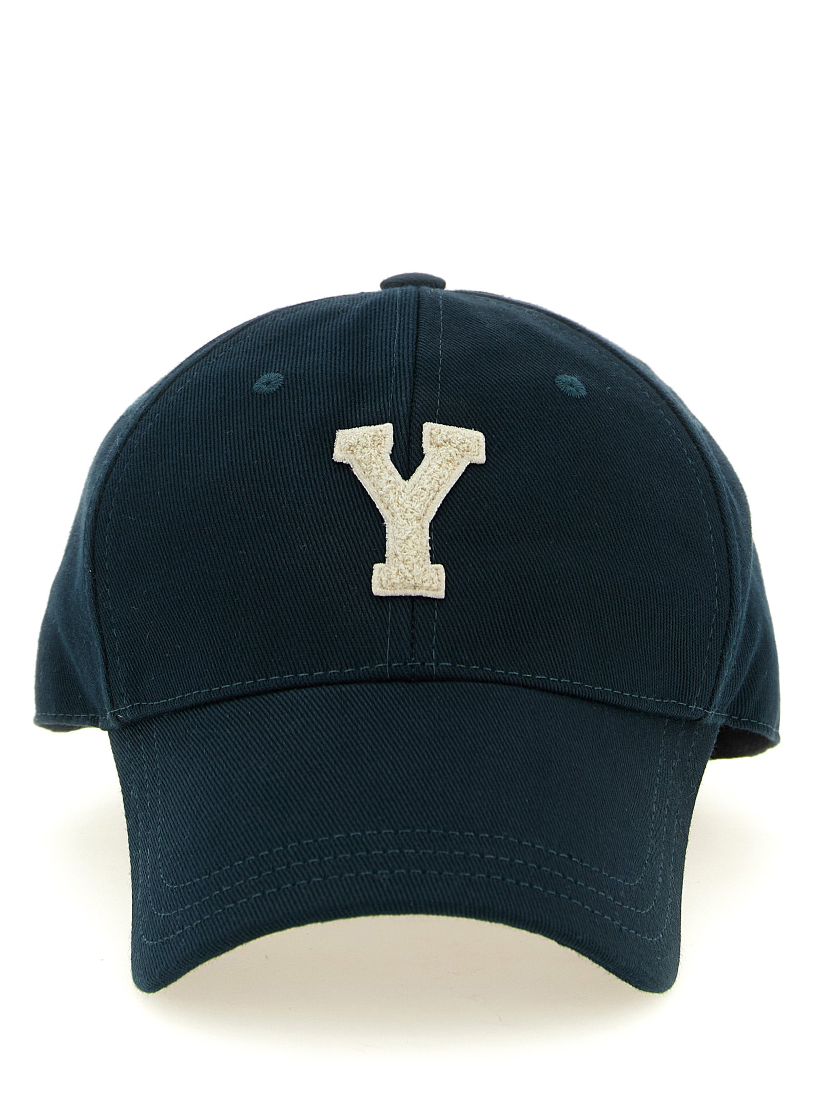 Saint Laurent Zweifarbige Baumwollkappe (Baseball Cap)
