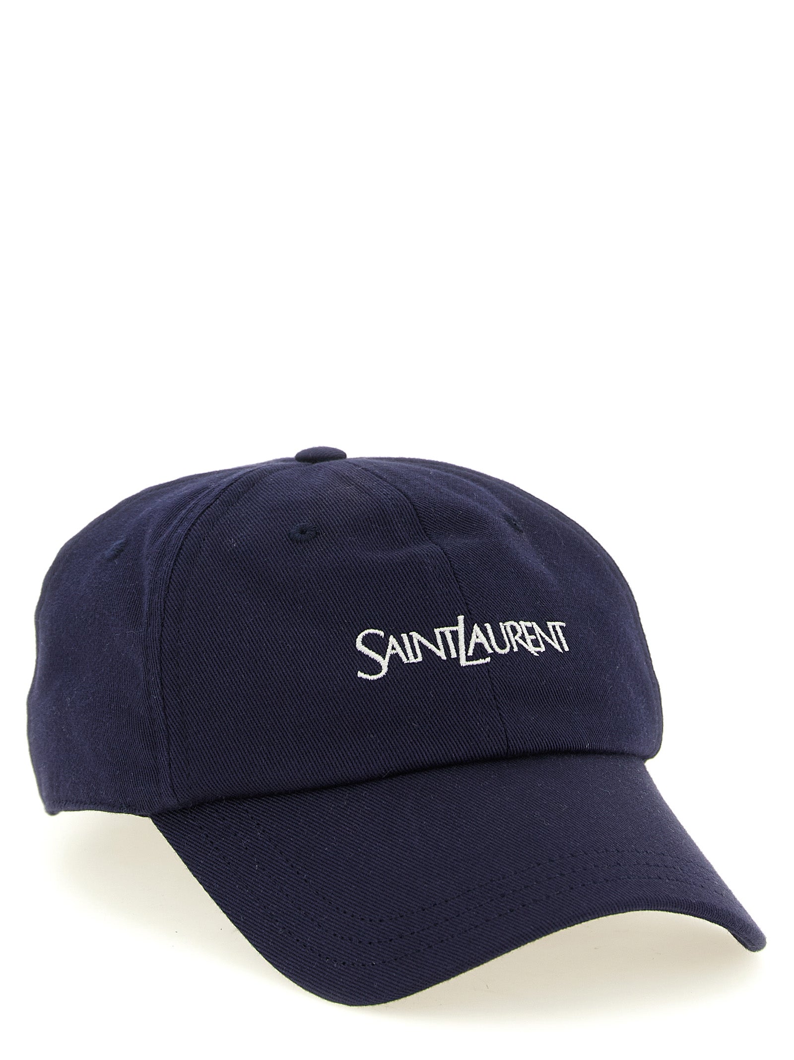 Saint Laurent Blaue Baumwollkappe (Baseball Cap)