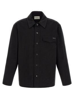 Saint Laurent Schwarze Baumwollbluse