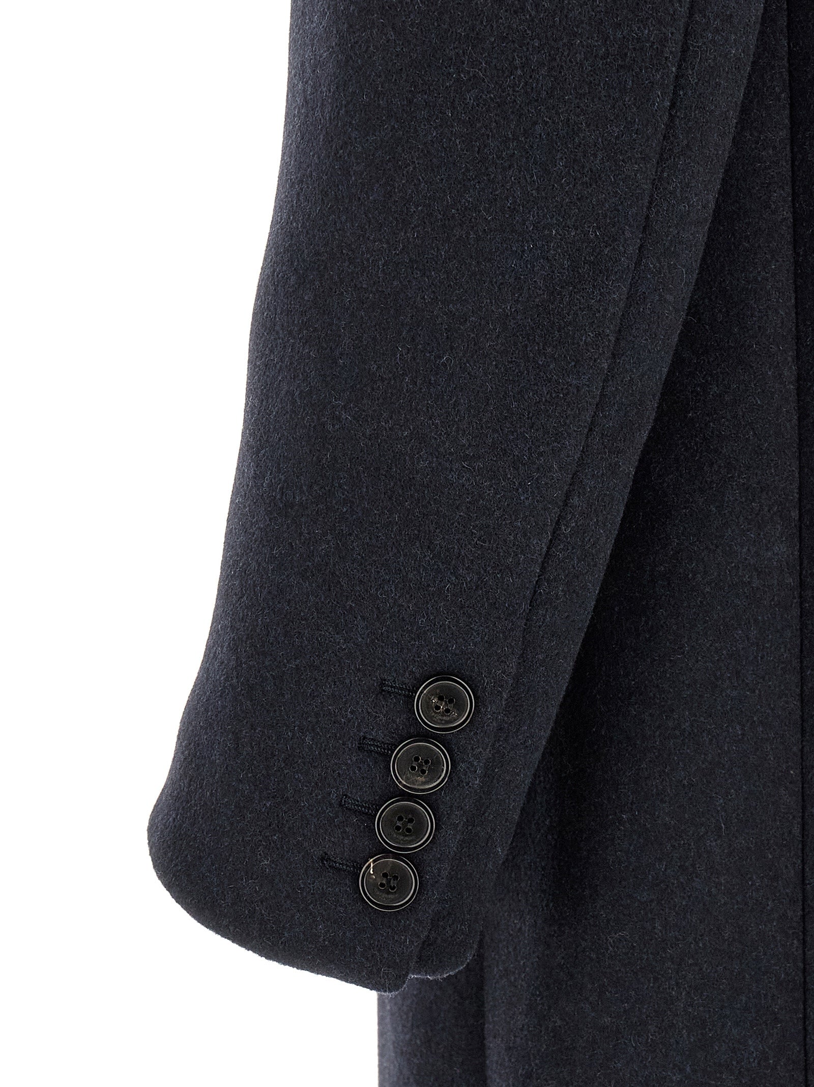 Saint Laurent Blauer Wollmantel