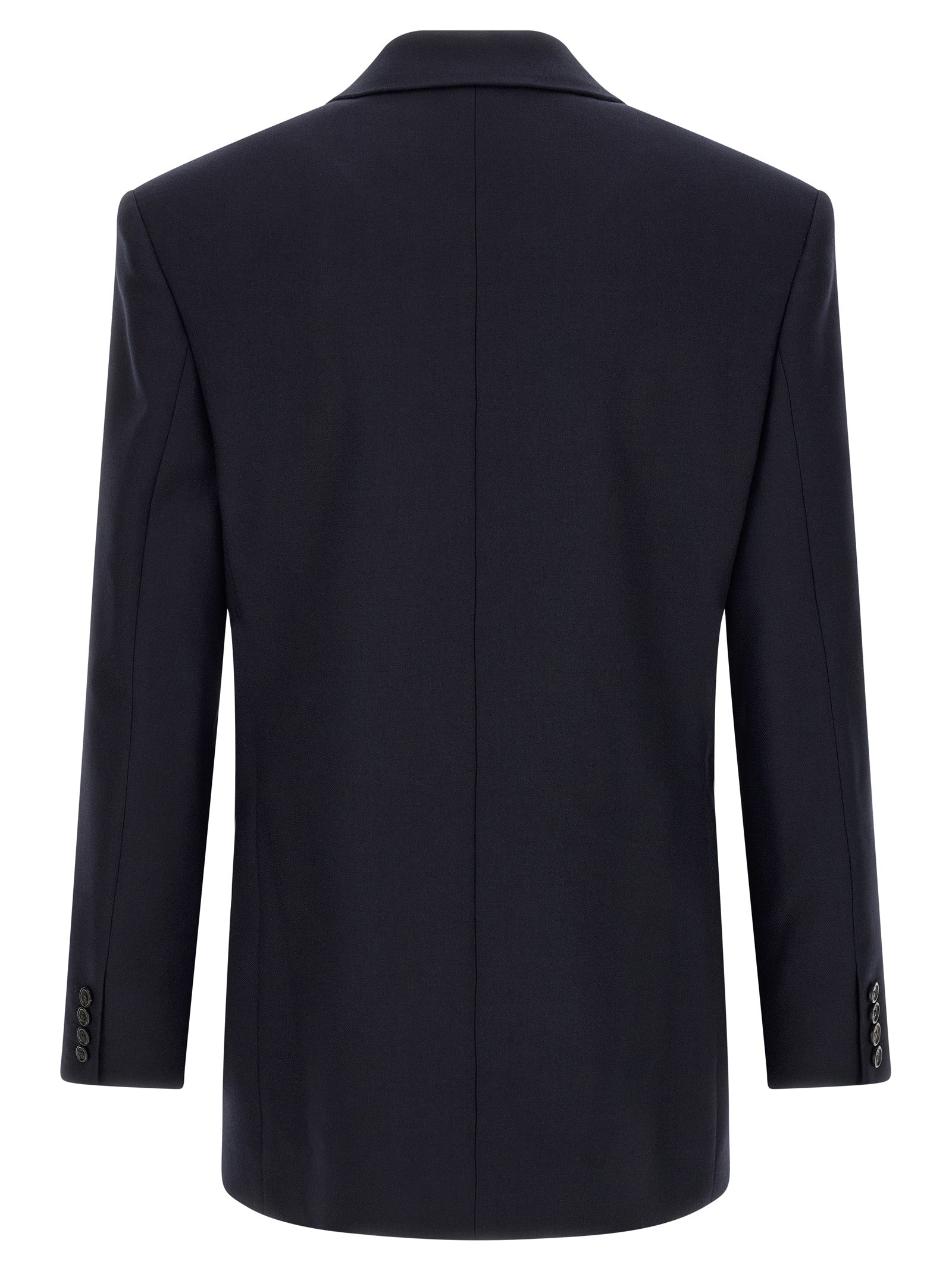Saint Laurent Blauer Wollblazer