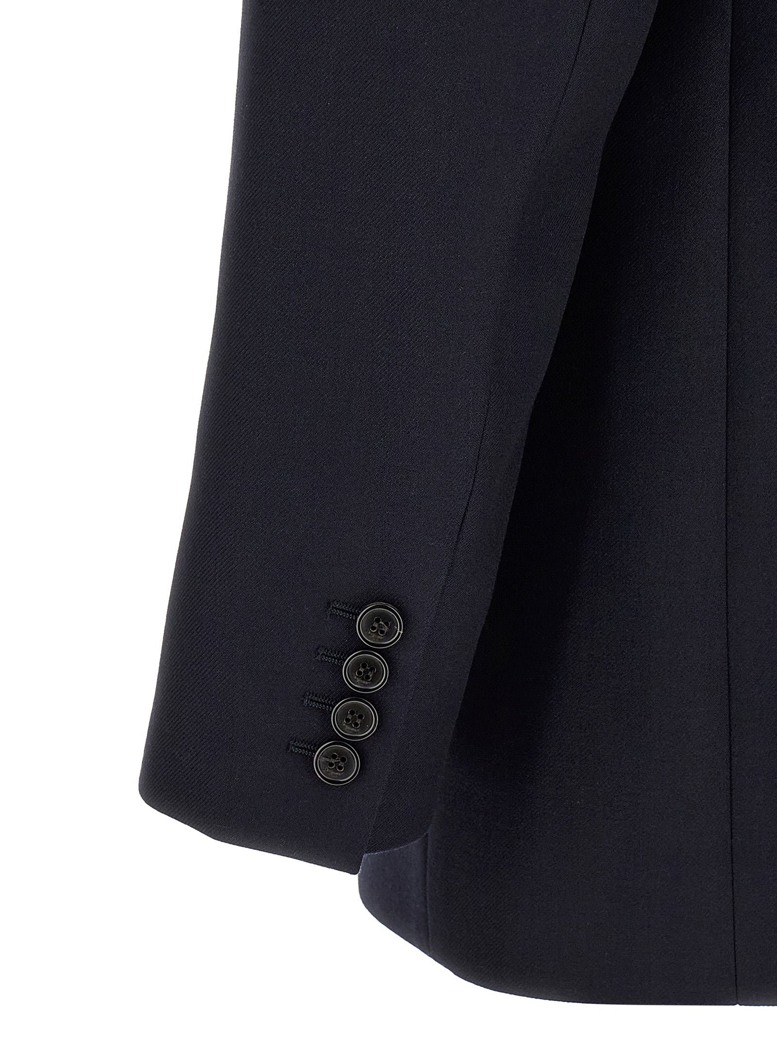 Saint Laurent Blauer Wollblazer