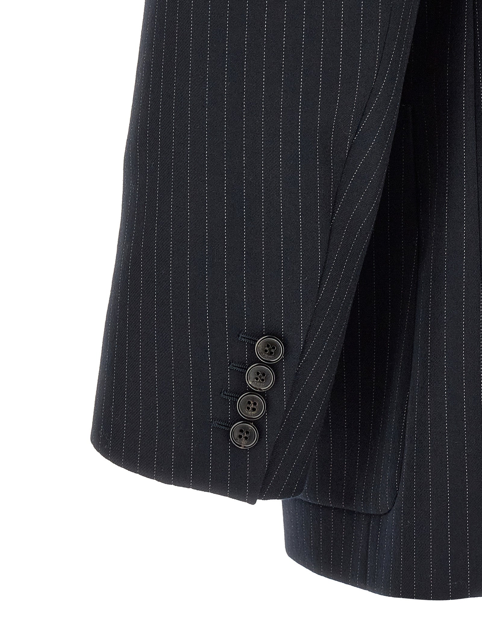 Saint Laurent Blauer Wollblazer