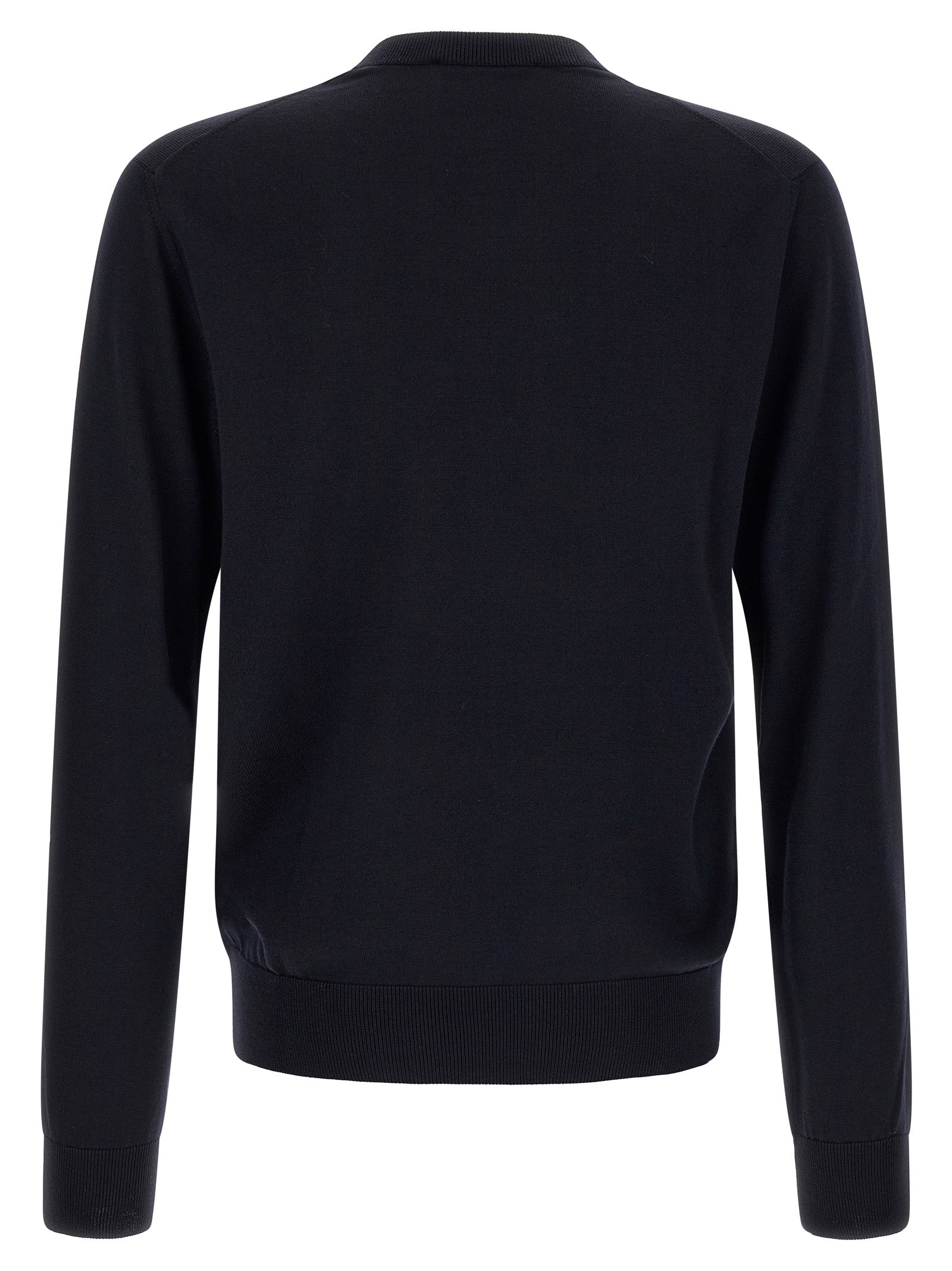 Dolce & Gabbana Blauer Cardigan aus Schurwolle