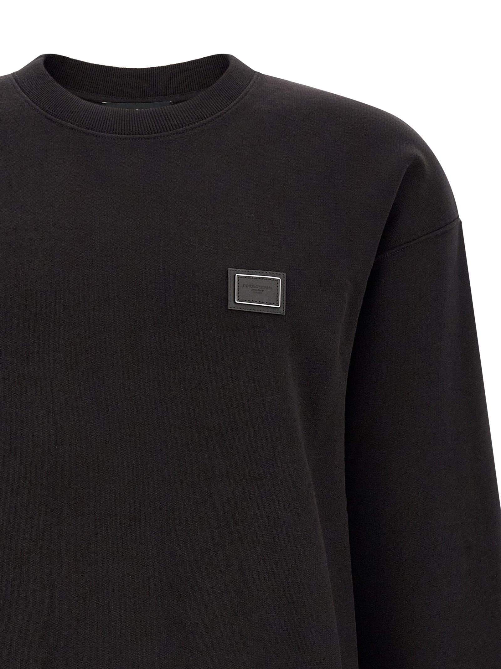 Dolce & Gabbana Schwarzer Baumwoll-Sweatshirt