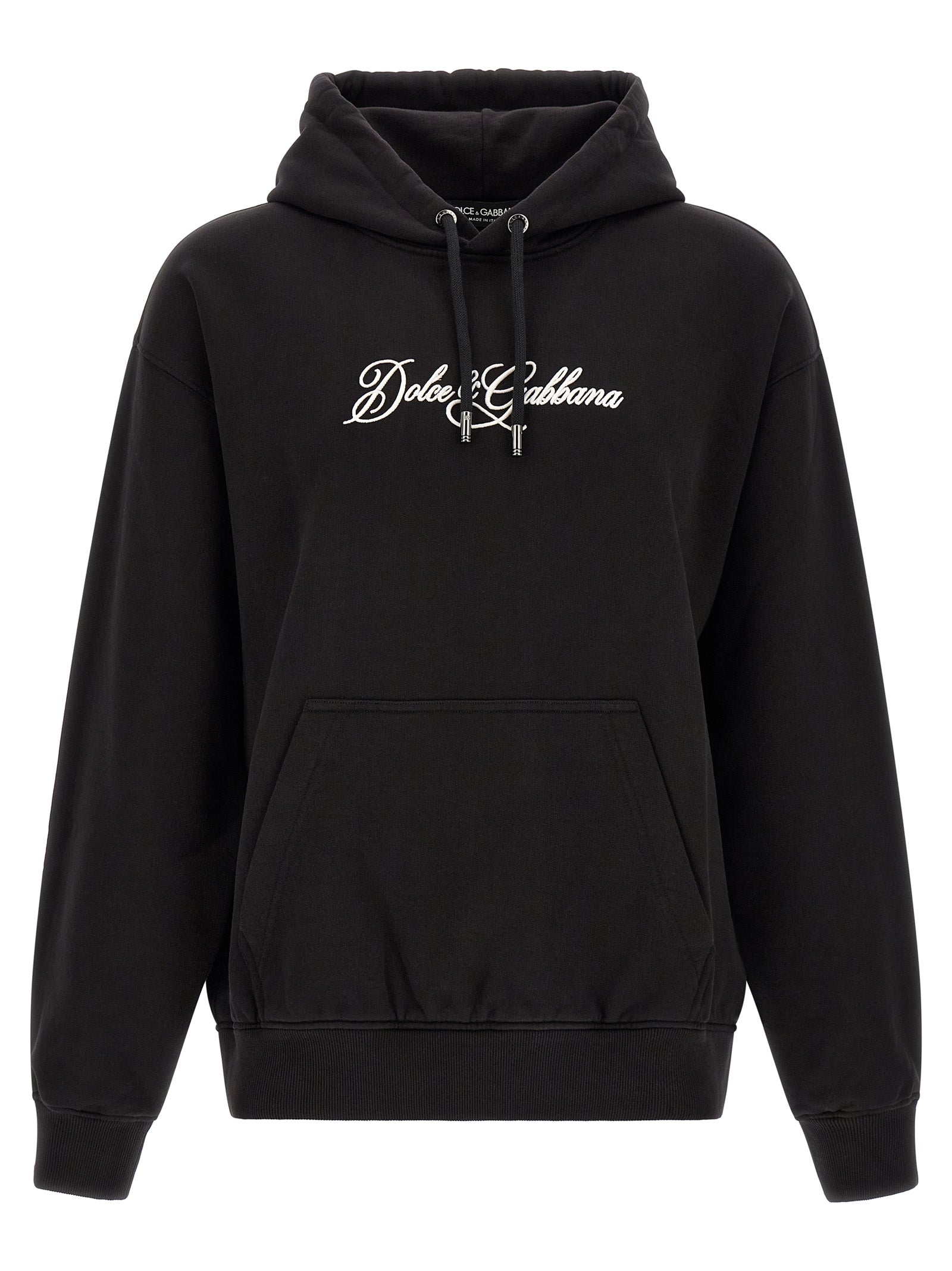 Dolce & Gabbana Schwarzer Baumwoll-Sweatshirt