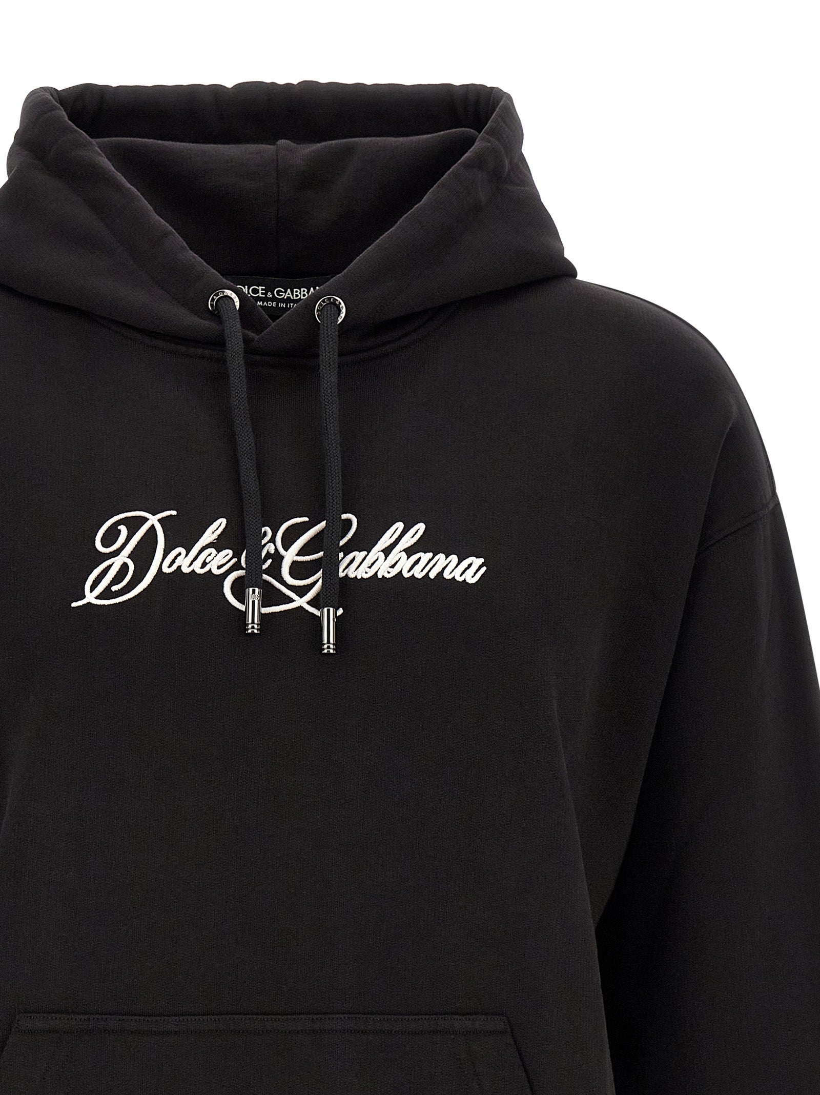 Dolce & Gabbana Schwarzer Baumwoll-Sweatshirt