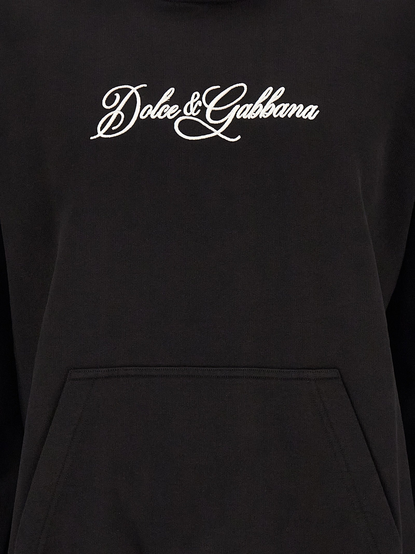 Dolce & Gabbana Schwarzer Baumwoll-Sweatshirt