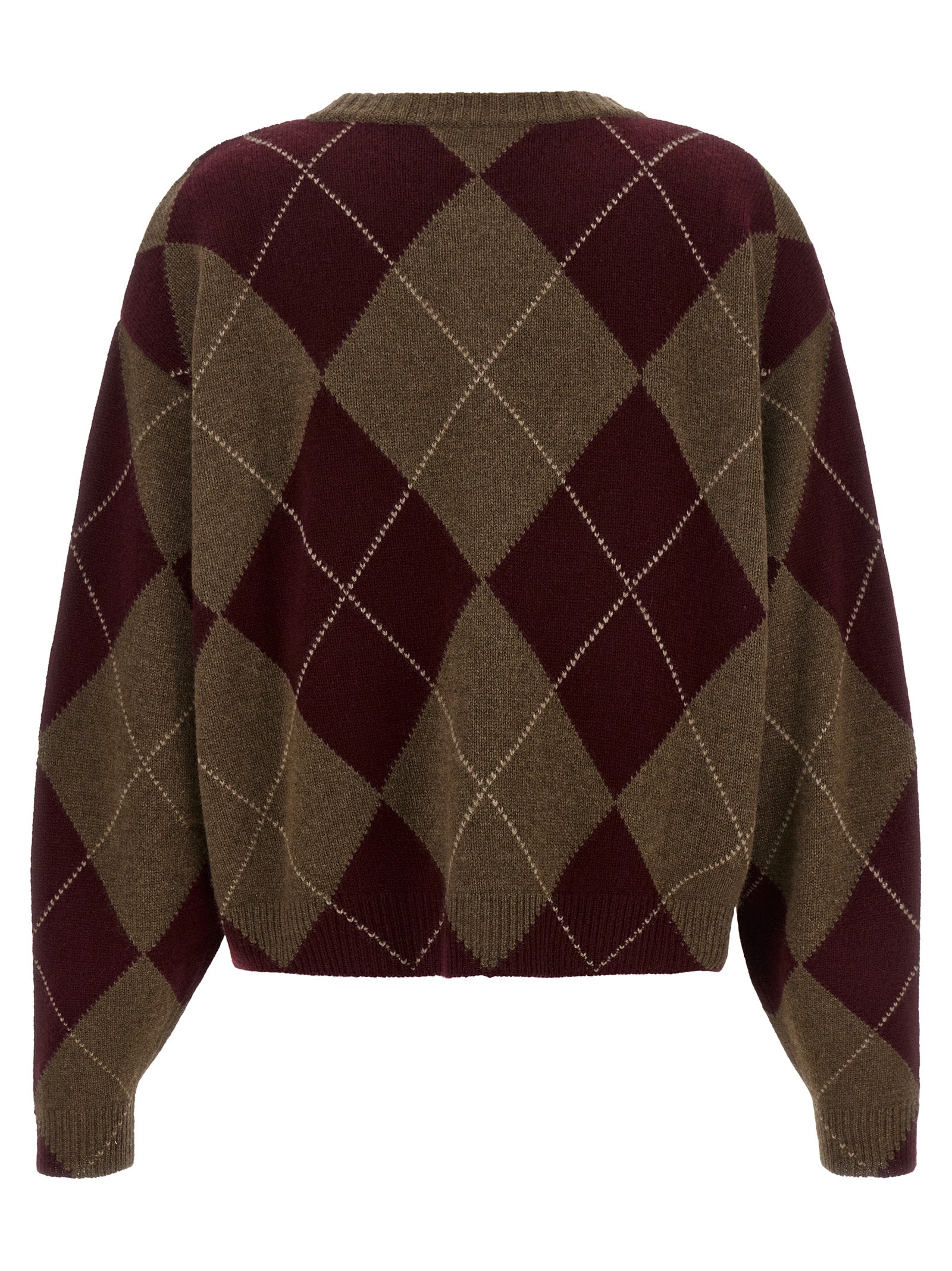 BE YOU Mehrfarbige Kaschmir-Strickjacke