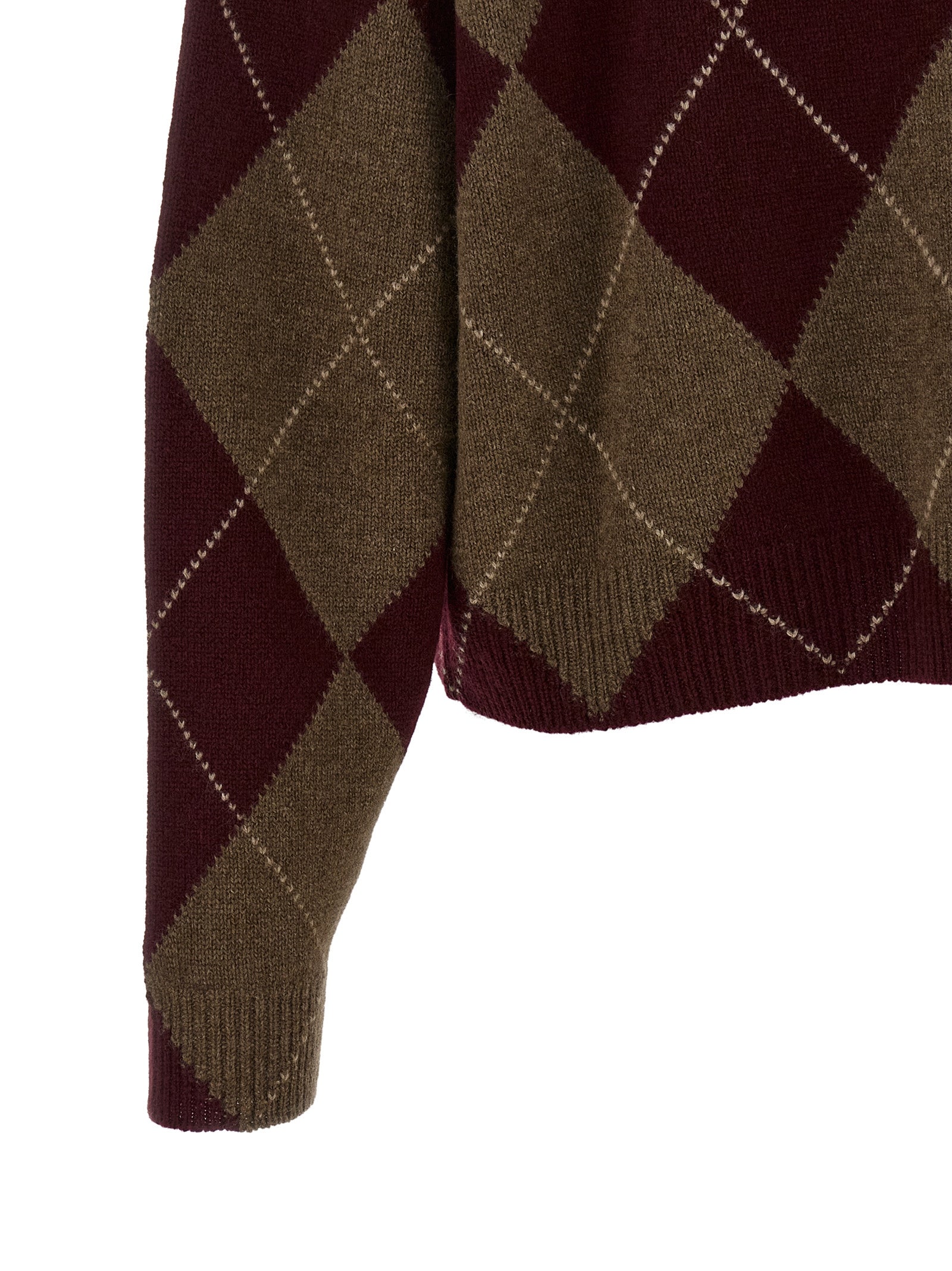 BE YOU Mehrfarbige Kaschmir-Strickjacke
