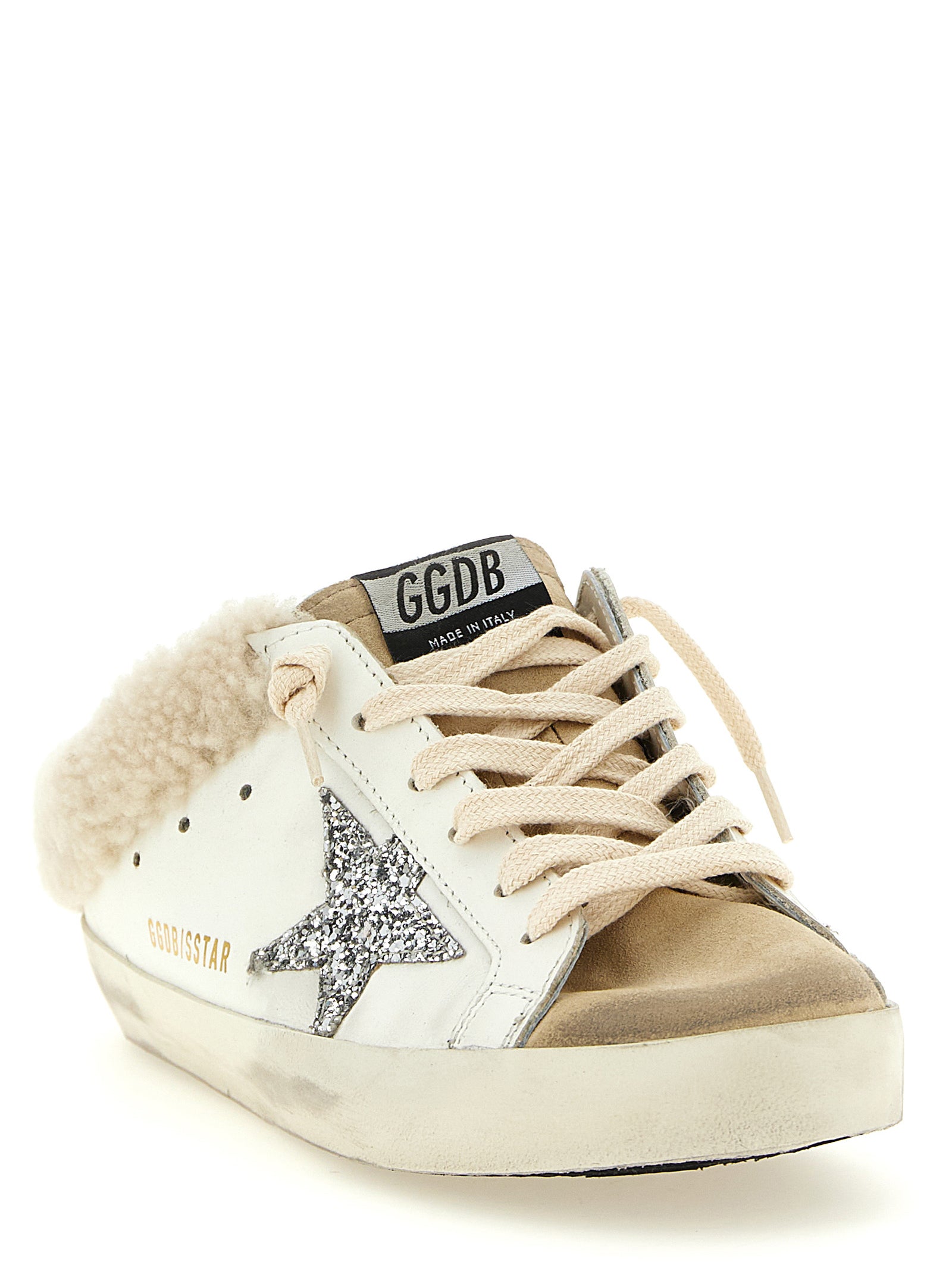 Golden Goose Weiße Leder Chunky Sneaker
