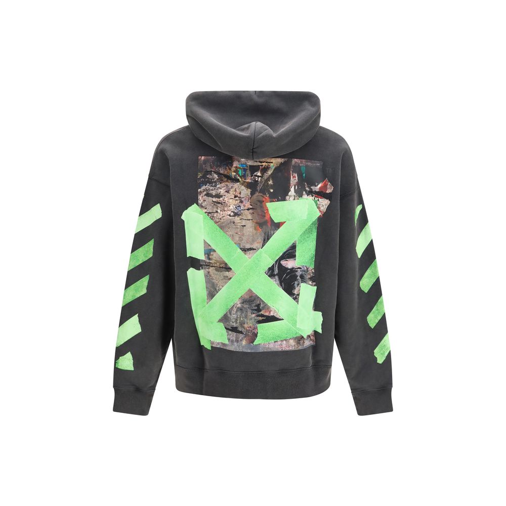Off-White Grauer Baumwollpullover