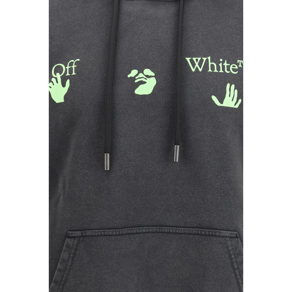 Off-White Grauer Baumwollpullover