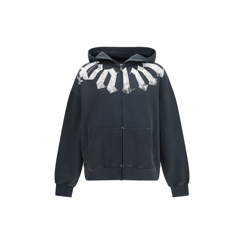 Palm Angels Schwarzer Baumwoll-Sweatshirt