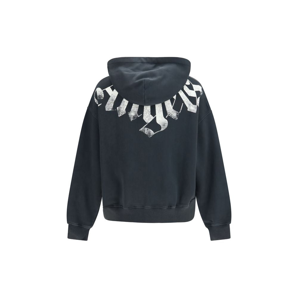 Palm Angels Schwarzer Baumwoll-Sweatshirt