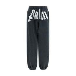 Palm Angels Graue Baumwoll-Jogginghose (Sporthose)