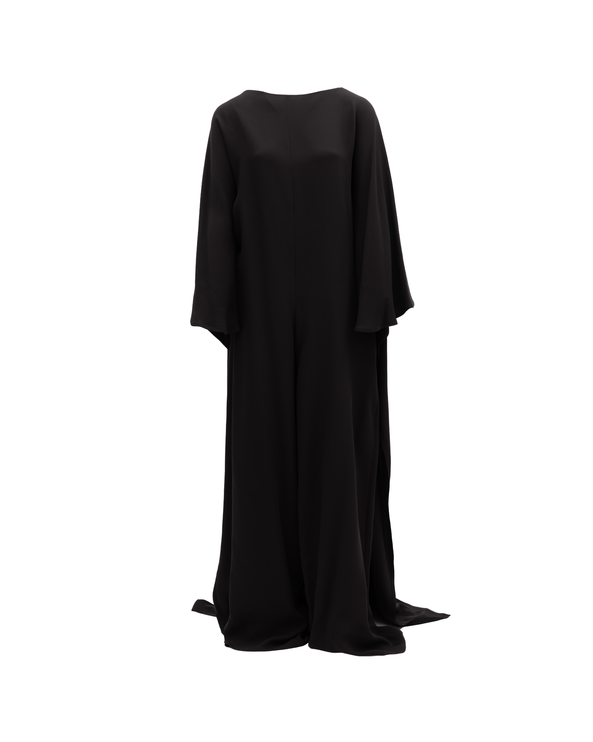 Valentino Garavani Langes Schwarzes Kleid Damen