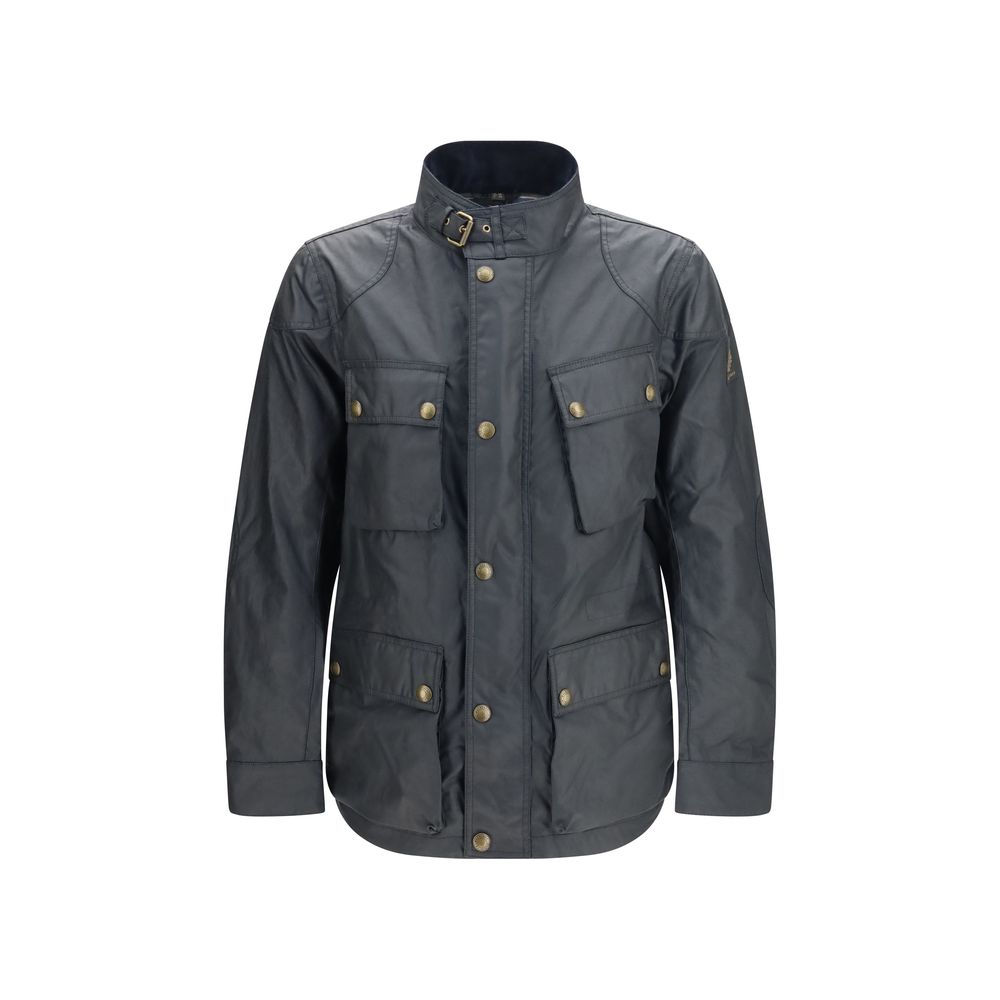 Belstaff Blaue Baumwoll-Shell-Jacke
