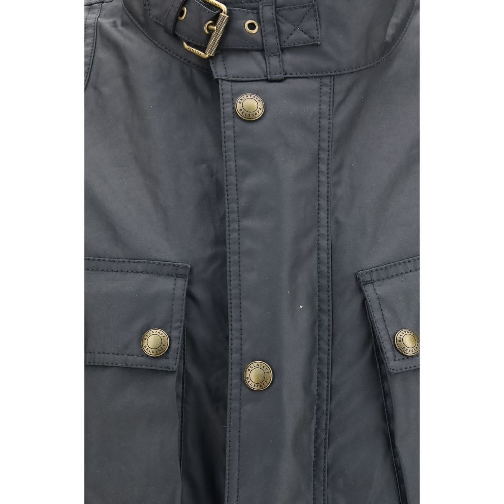 Belstaff Blaue Baumwoll-Shell-Jacke