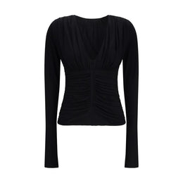 Max Mara Schwarzes Hemd aus Viskose