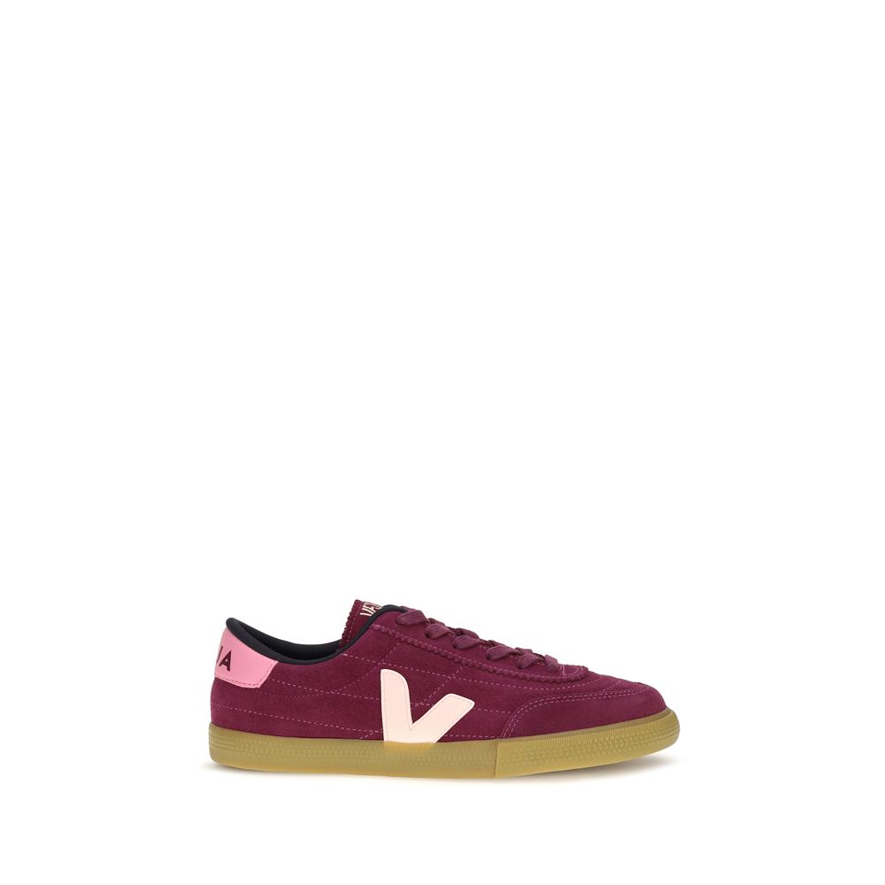Veja Lila Wildleder-Sneaker