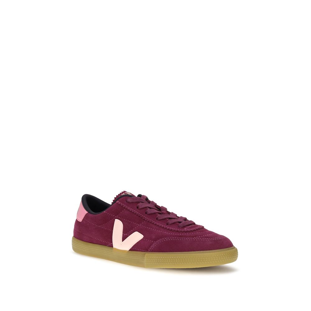 Veja Lila Wildleder-Sneaker