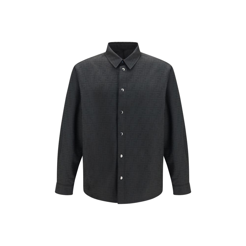 Fendi Schwarzes Hemd aus Polyester