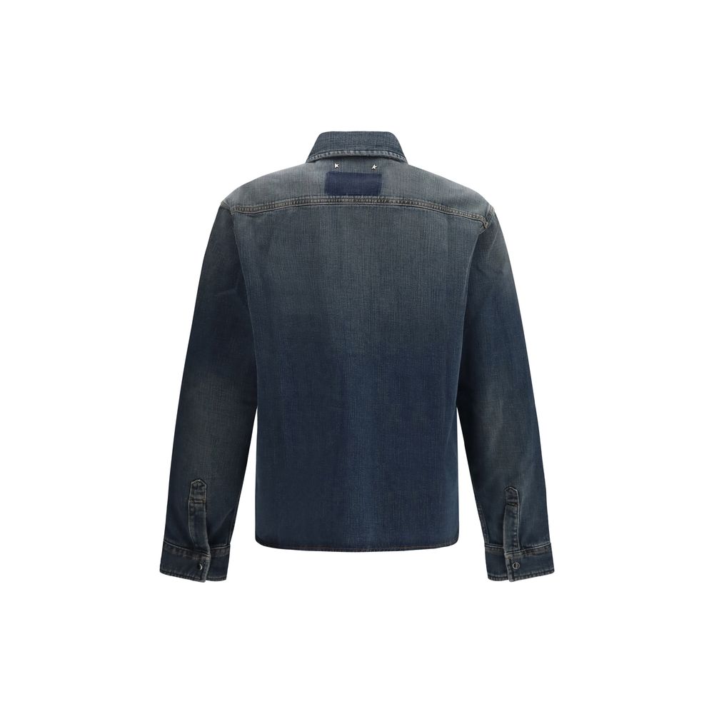 Golden Goose Blaues Denim-Hemd