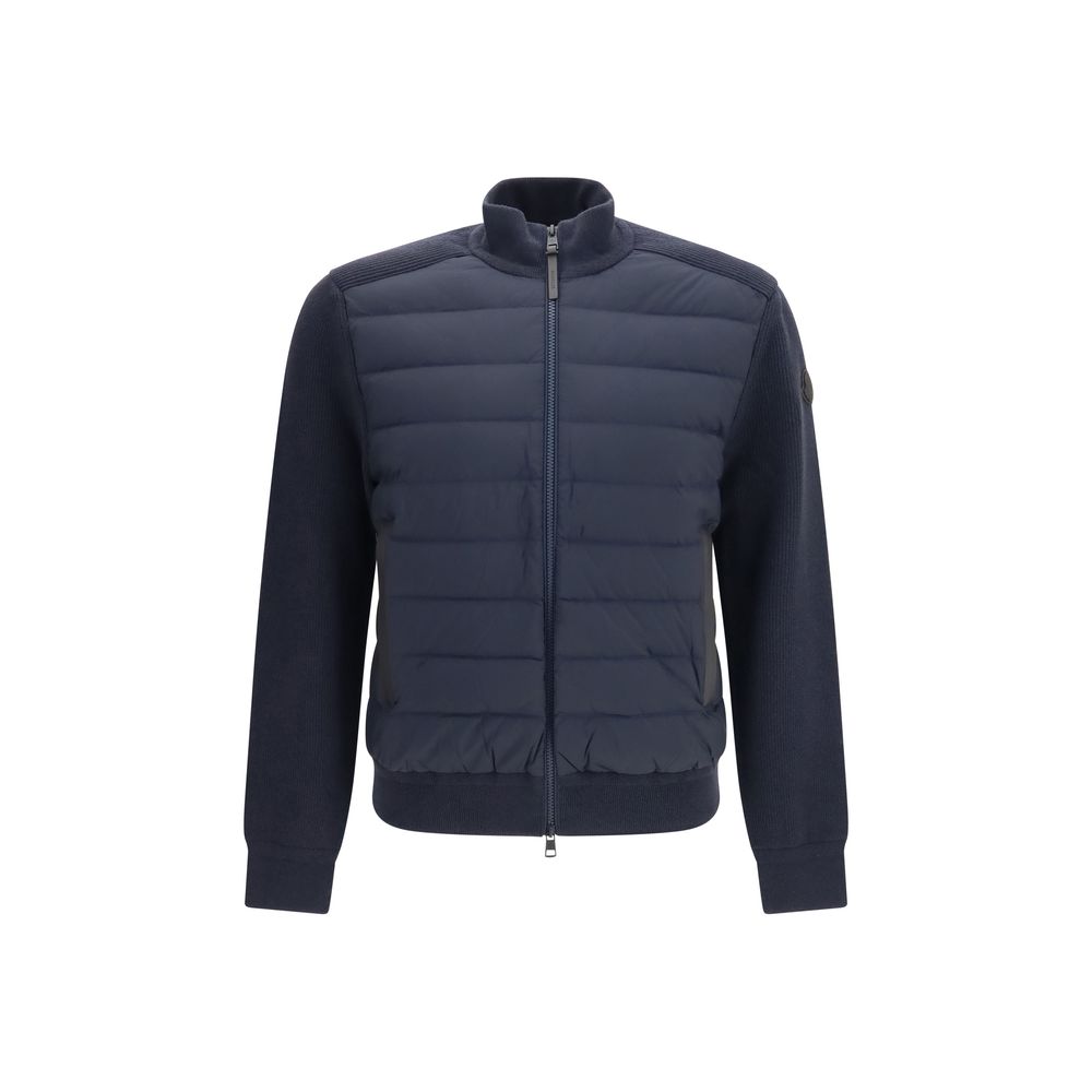 Moncler Blauer Wollpullover Oves Aries
