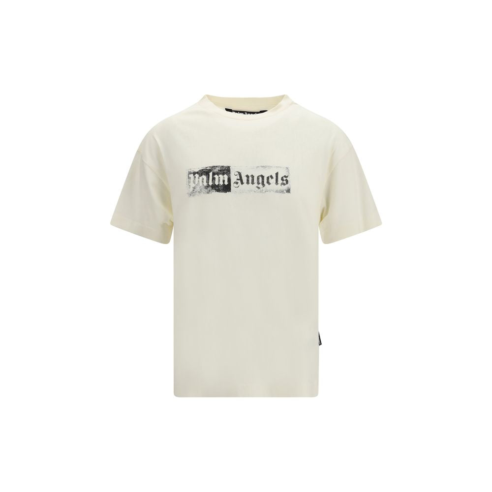 Palm Angels Beiges Baumwoll-T-Shirt