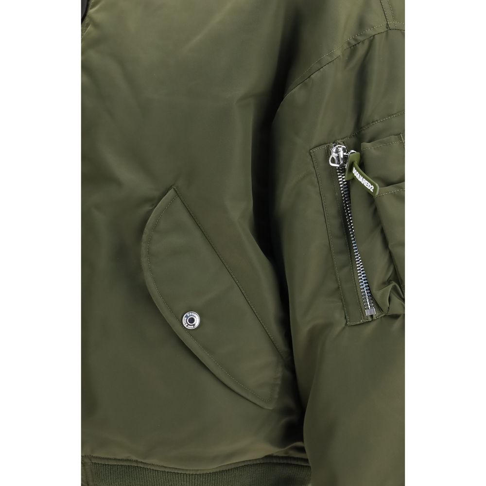 Dsquared² Zweifarbige Nylon-Bomberjacke
