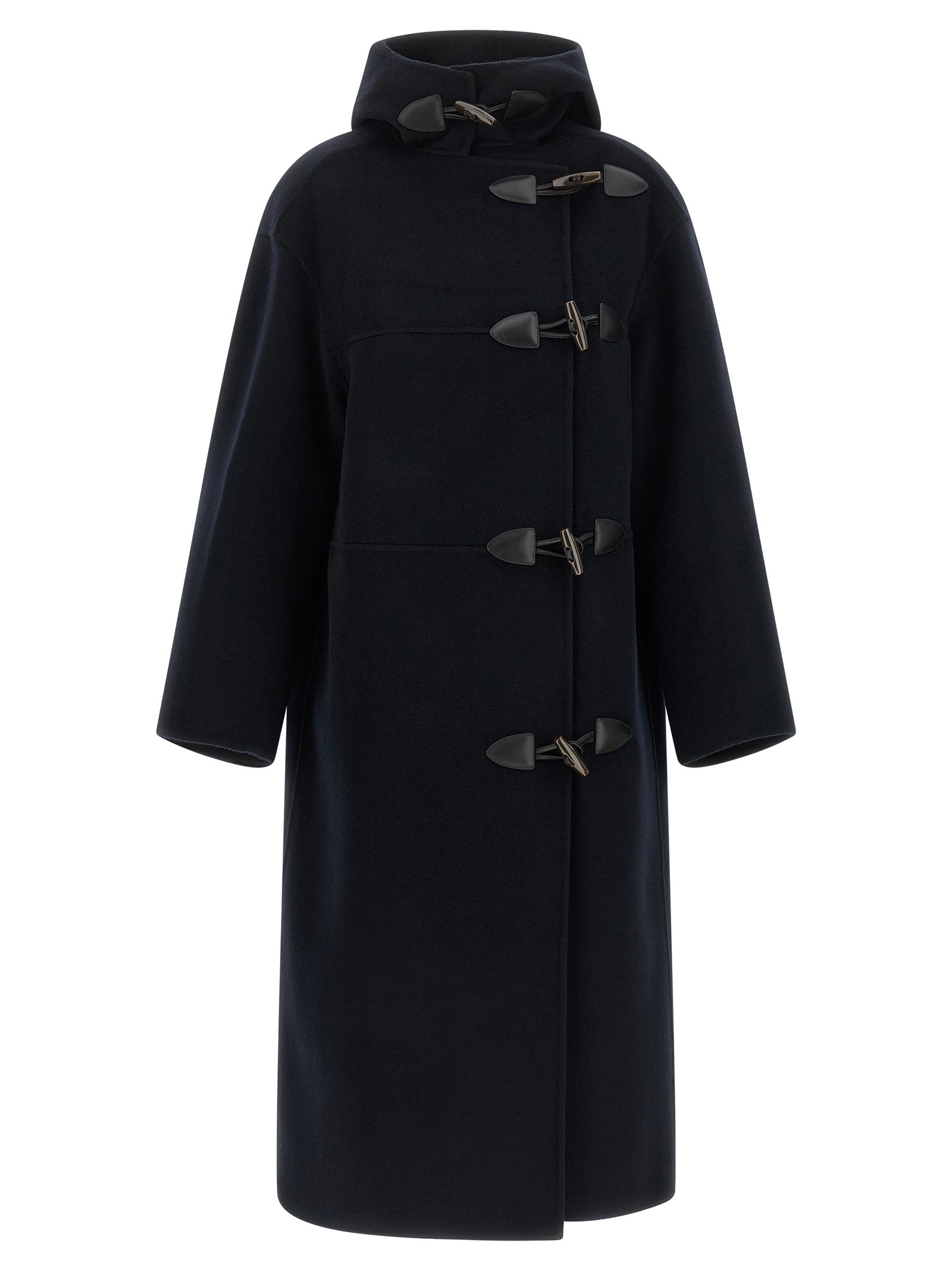 Rohe Blauer Wollmantel
