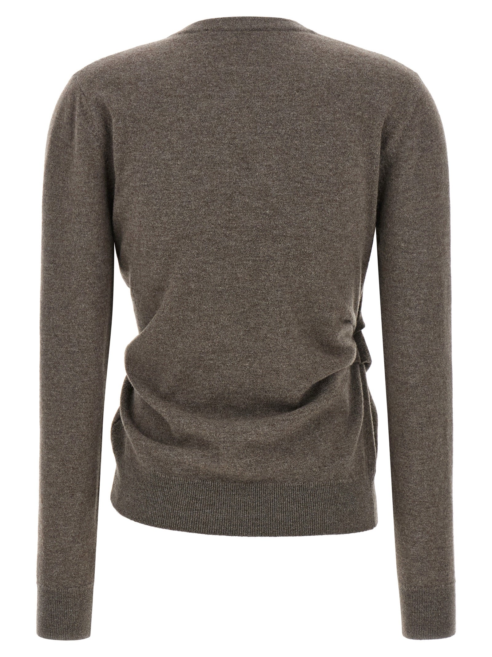 Rohe Brauner Wollcardigan