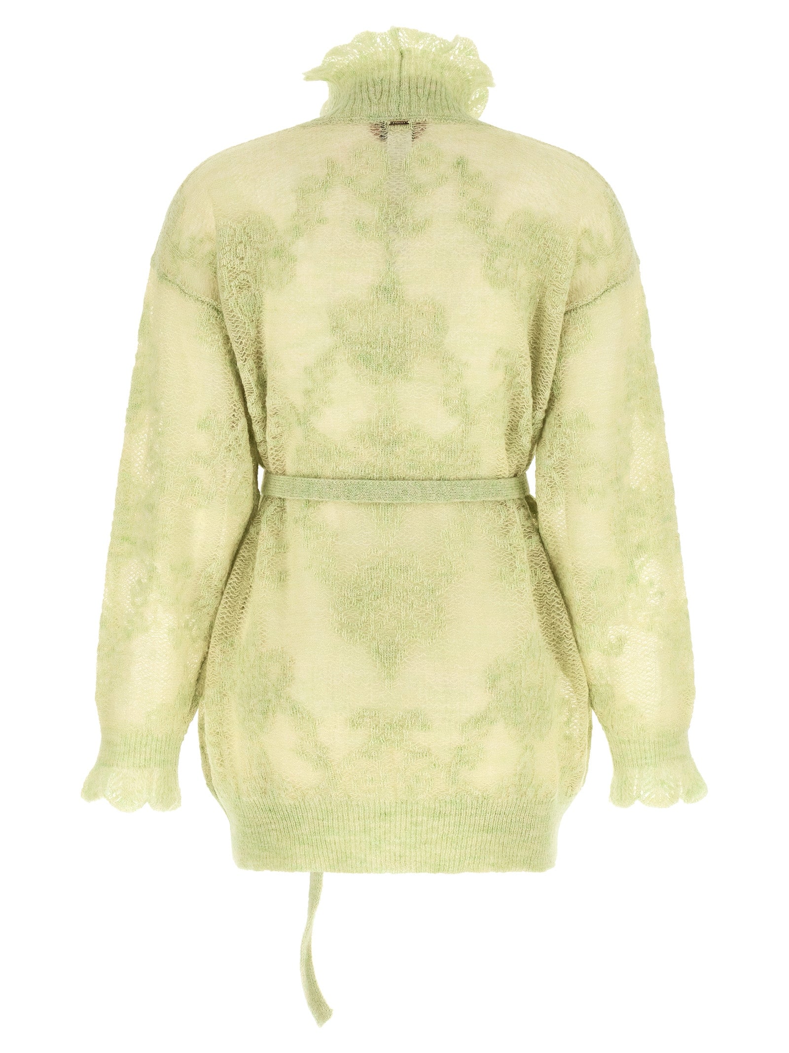 Twinset Zweifarbige Polyamid-Strickjacke