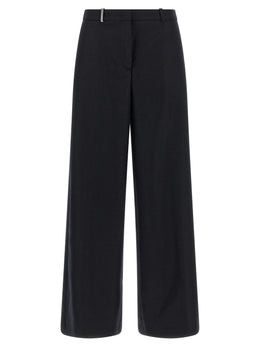 Peserico Blaue Hose aus reiner Schurwolle
