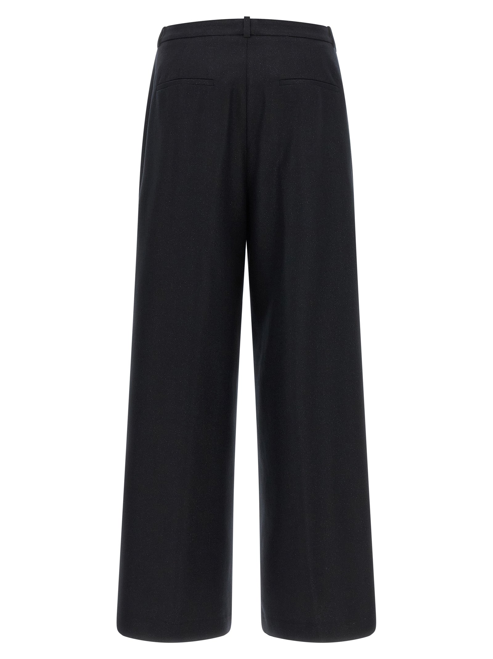 Peserico Blaue Hose aus reiner Schurwolle