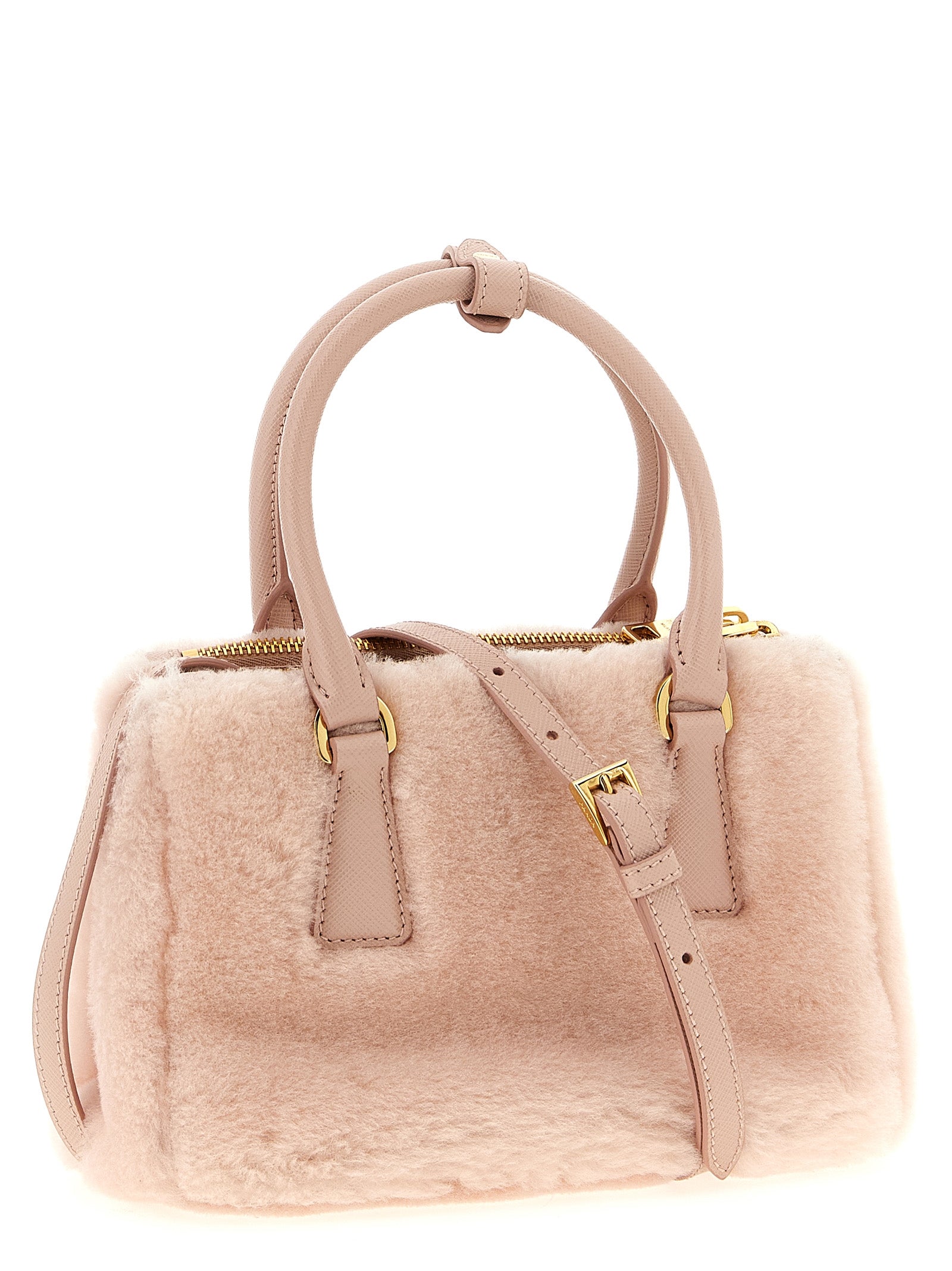 Prada Multicolor Lammleder Handtasche