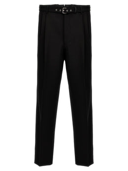 Prada Schwarze Hose aus reiner Schurwolle