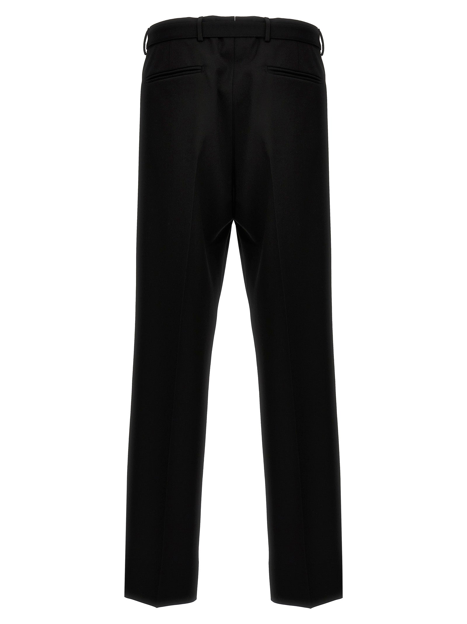 Prada Schwarze Hose aus reiner Schurwolle