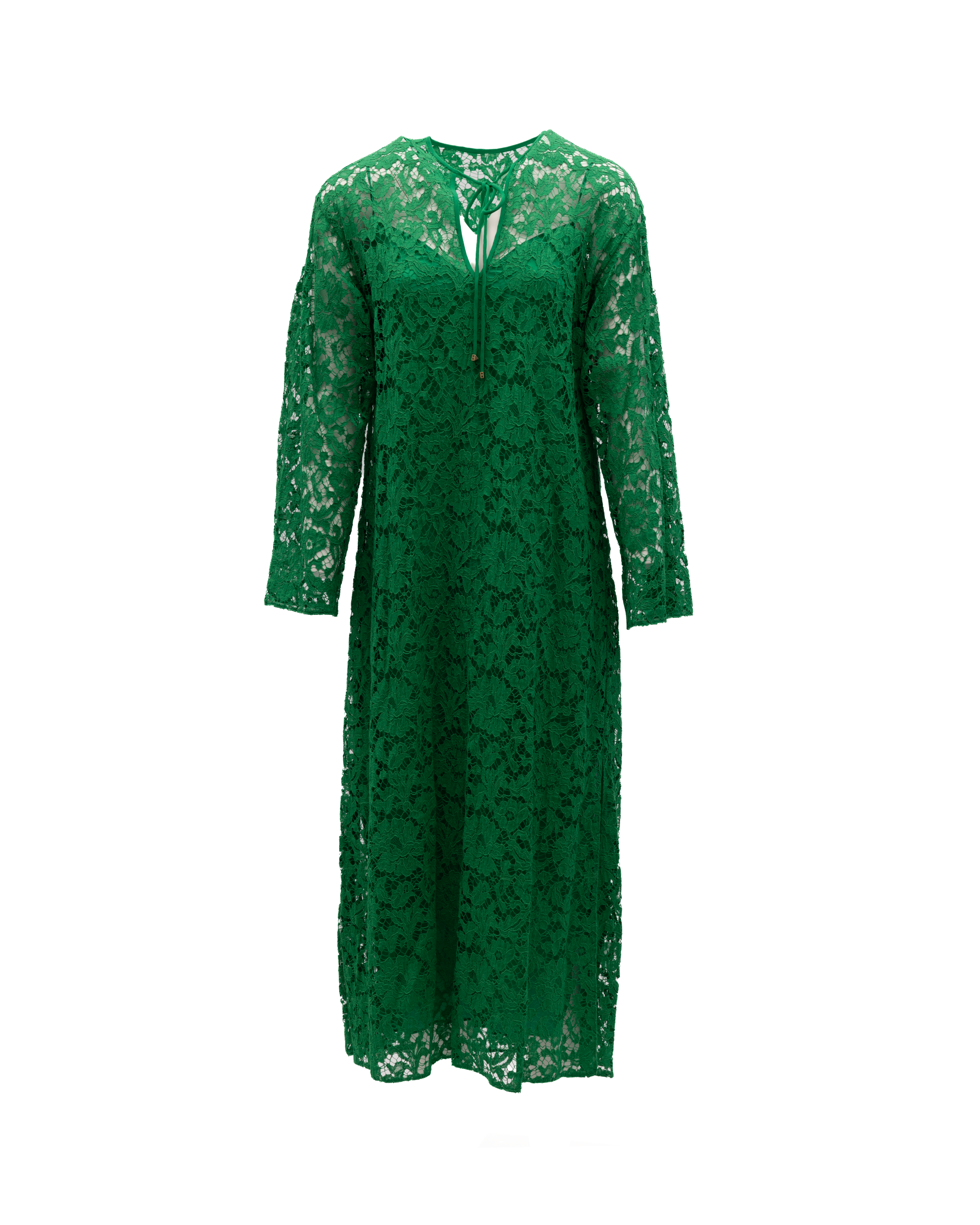 Valentino Garavani Damen-Spitzenkleid in Grün