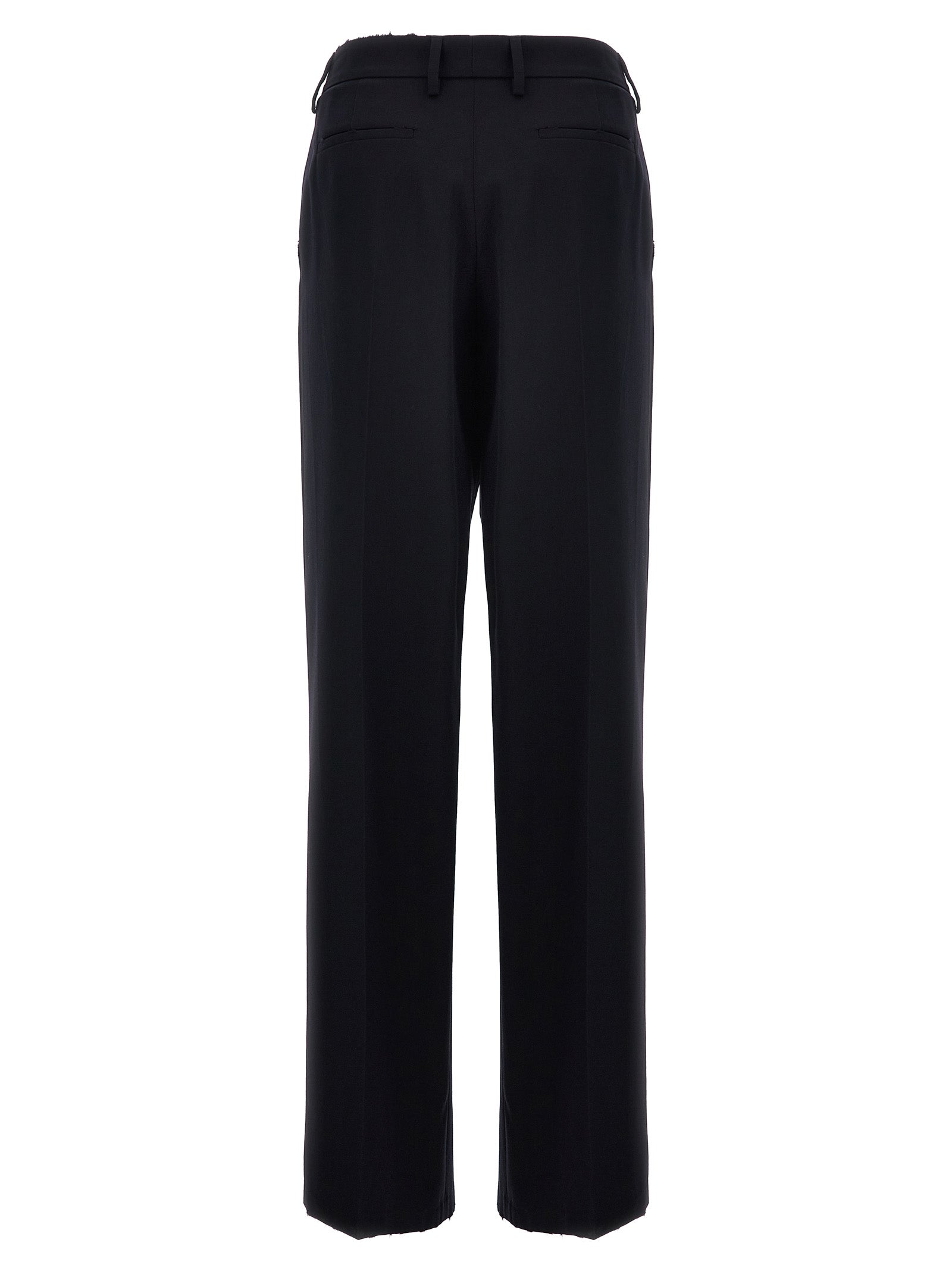 Prada Blaue Wollhose