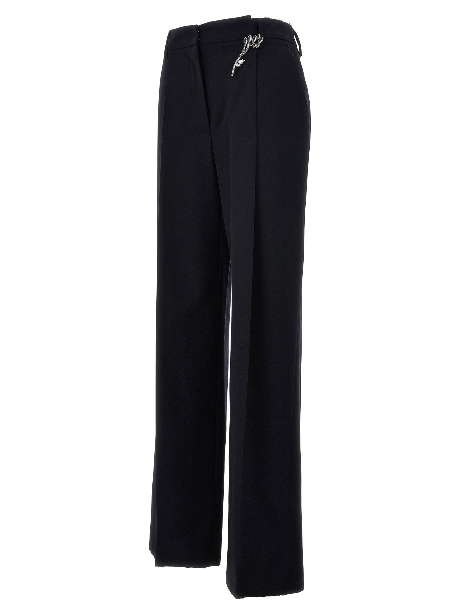 Prada Blaue Wollhose