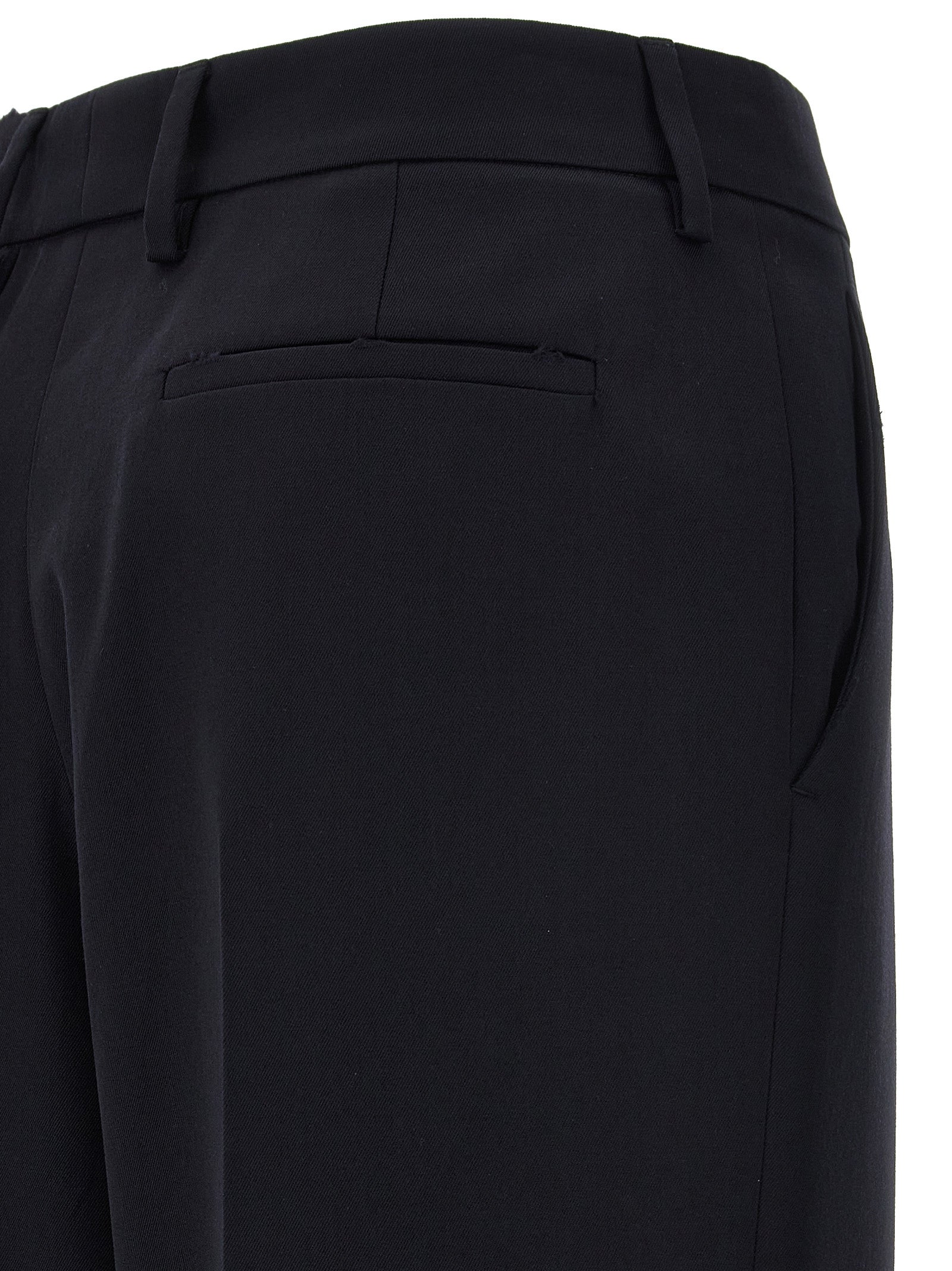 Prada Blaue Wollhose
