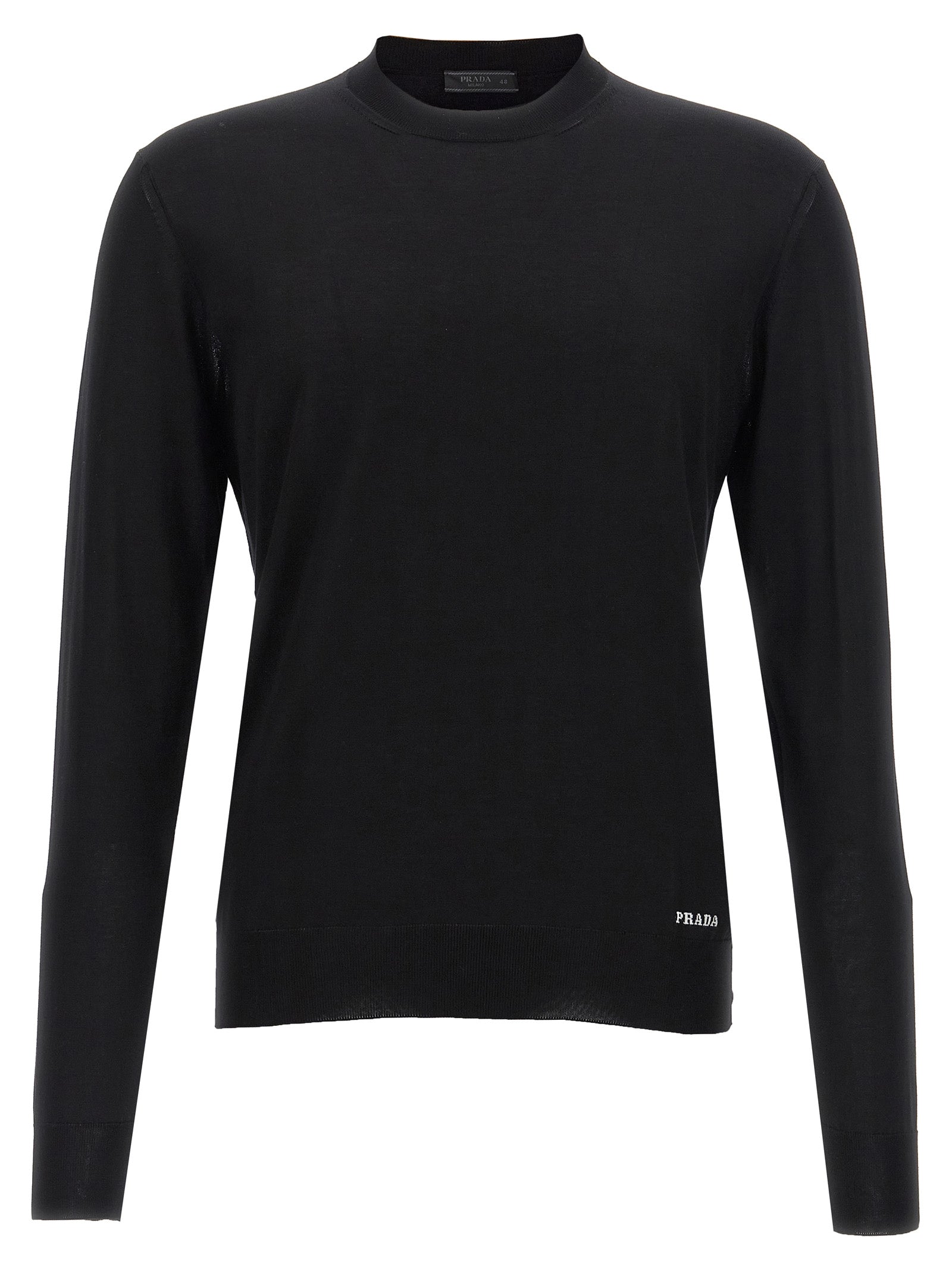 Prada Schwarzer Seiden-Cardigan