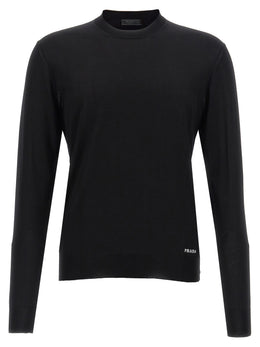 Prada Schwarzer Seiden-Cardigan