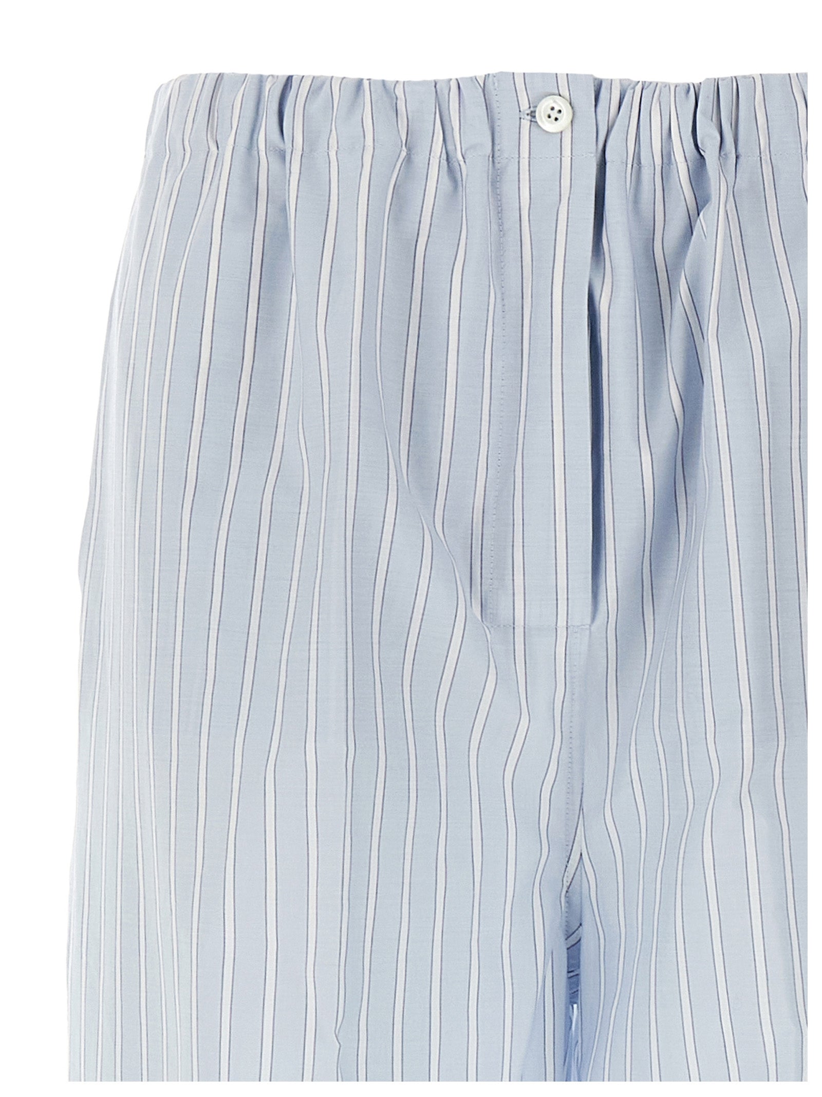 Prada Blaue Baumwoll-Freizeithose